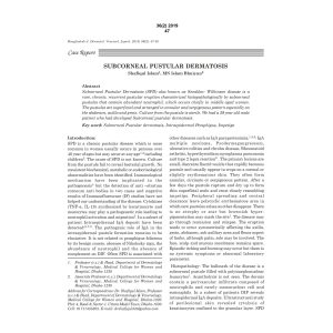 Subcorneal Pustular Dermatosis